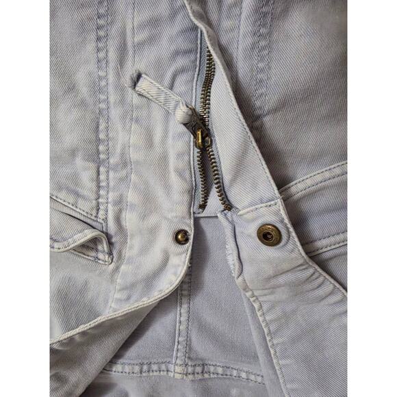 Faherty Blythe Denim Jumpsuit Organic Cotton Jean Romper Light Wash S A001619 - Picture 8 of 15